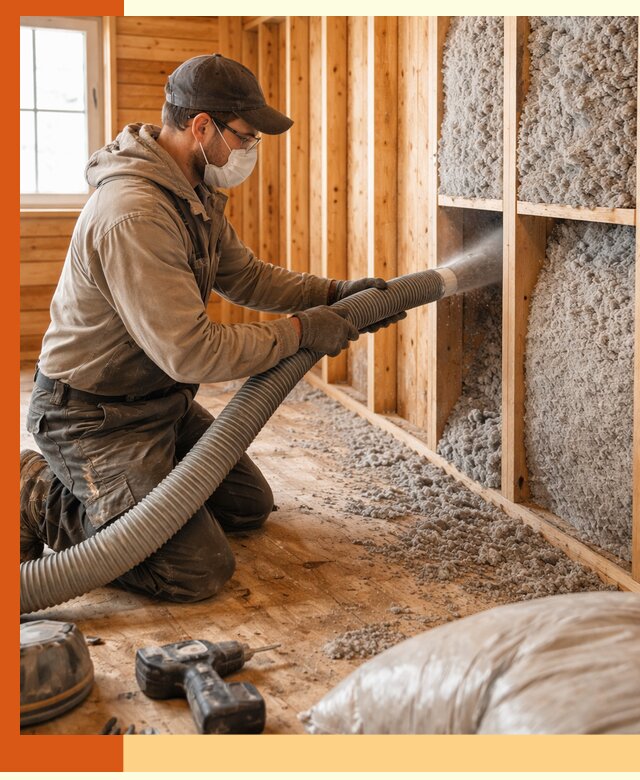 Утепление дачного дома эковатой в клине — быстро и надёжно