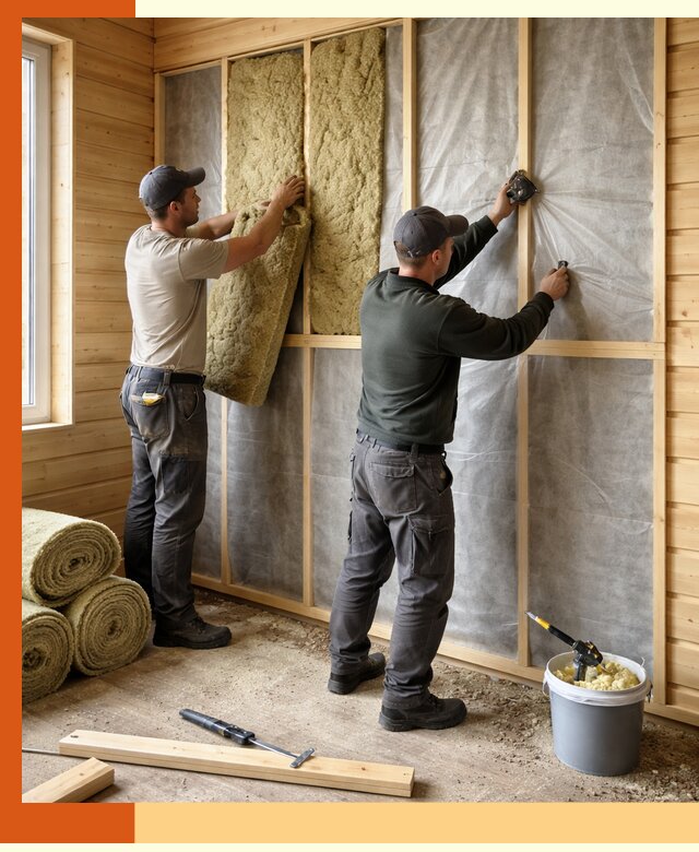 Утепление дома из минибруса в клине: комплексные теплоизоляционные работы