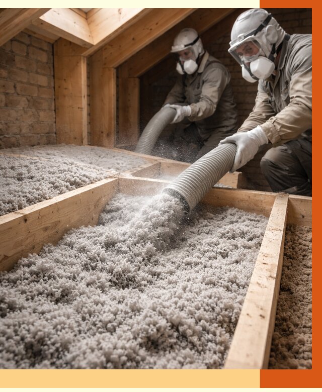 Утепление коттеджа эковатой в клине от 2561 руб./м² — комплексная задувка и монтаж | ТепломастерКли