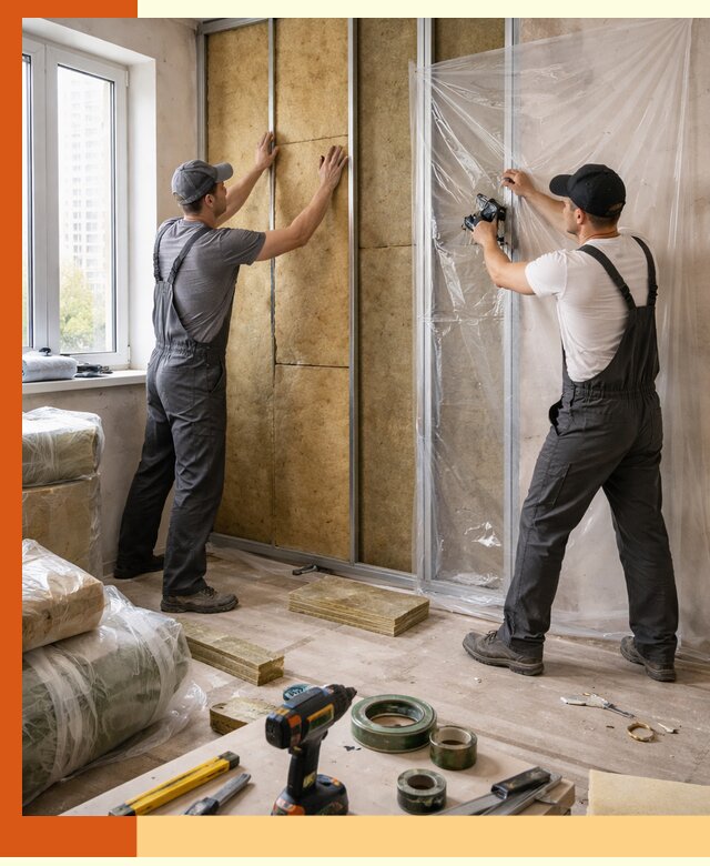 Утепление квартиры изнутри профессионально в клине