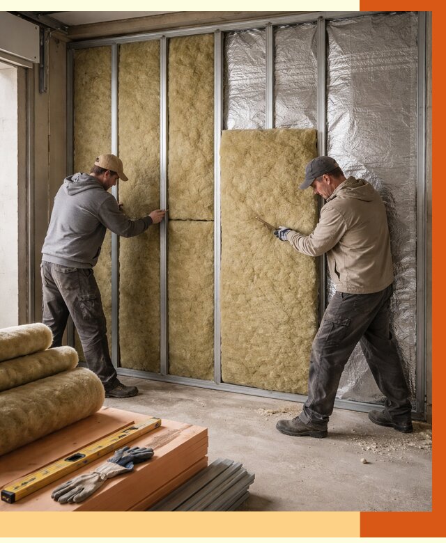 Утепление гаража изнутри в клине от 7684 руб/м2 — работы и цена | ТепломастерКли