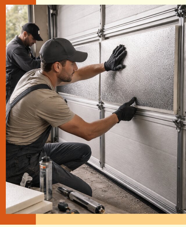 Утепление гаражных ворот в клине качественно и надежно