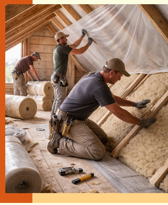 Утепление крыши изнутри в клине: профессионально и надежно