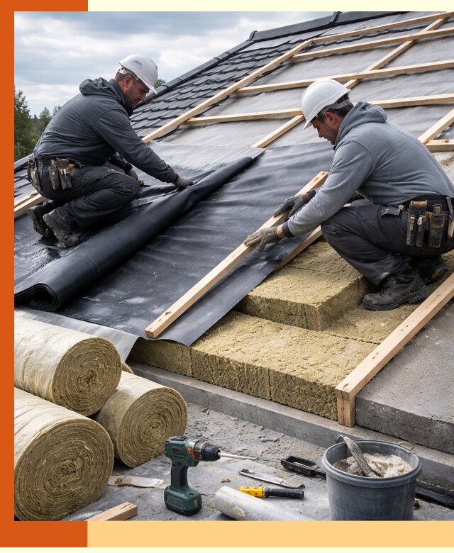 Утепление крыши снаружи в клине: профессиональная теплоизоляция