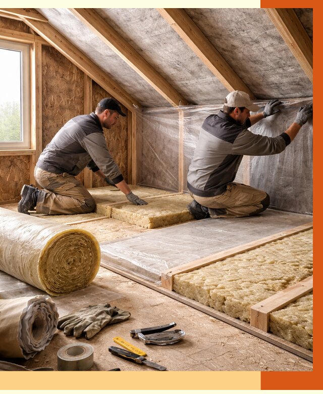 Утепление чердака в клине от 7684 руб/м² — теплоизоляция и комплексное утепление под ключ | ТепломастерКли