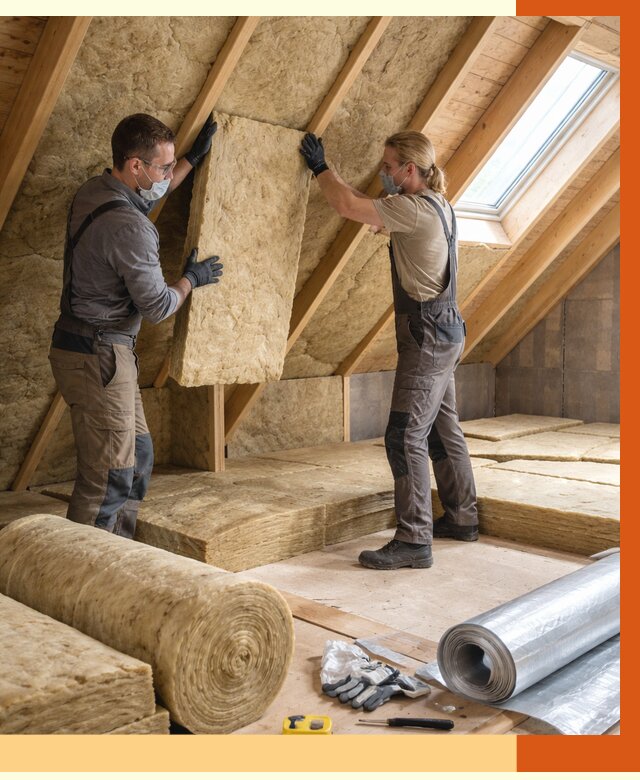 Утепление мансарды минватой в клине от 4303 руб./м2 — монтаж и пароизоляция | ТепломастерКли