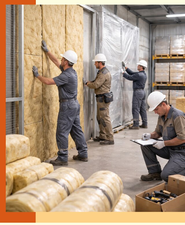 Утепление склада готовой продукции в клине качественно и быстро