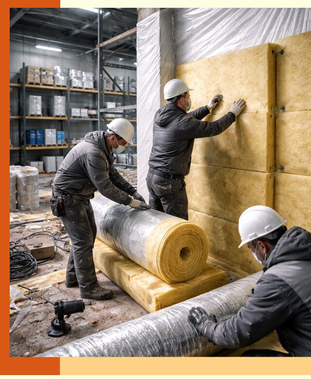 Утепление склада химсырья в клине: безопасная и эффективная изоляция