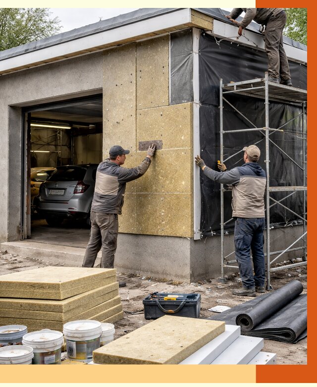 Утепление автосервиса в клине ппу, пеноизоляция, от 14855 руб/м2 — ТепломастерКли