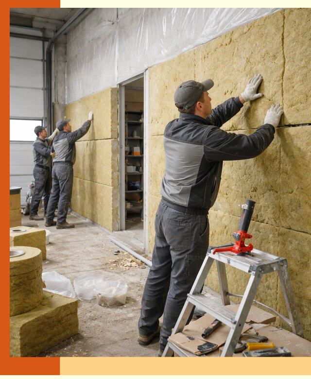 Утепление автосервиса и мастерских в клине качественно и надёжно