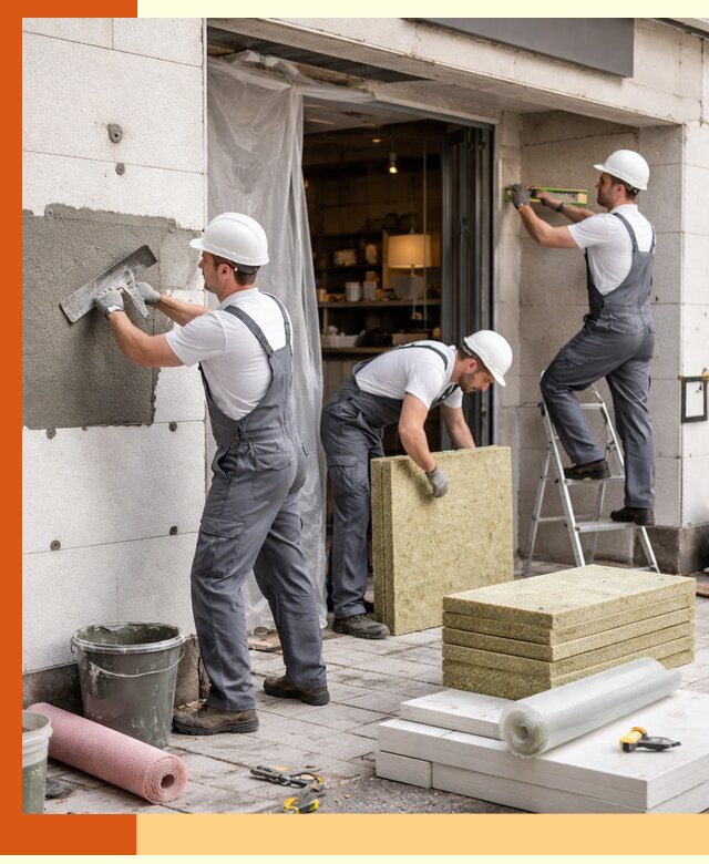 Утепление кафе в клине: профессиональная теплоизоляция и монтаж