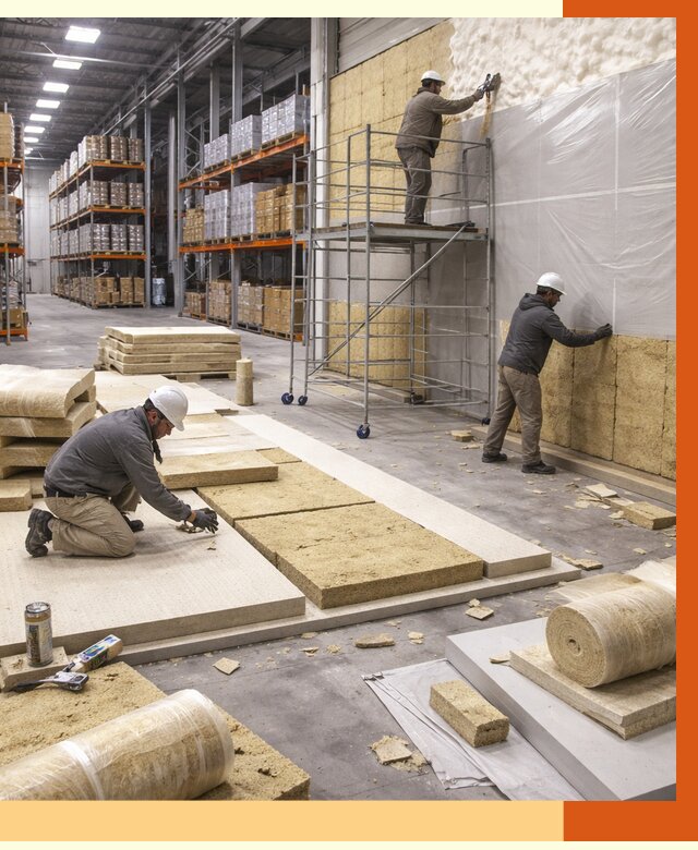 Утепление складского терминала в клине от 7684 руб./м² под ключ | ТепломастерКли