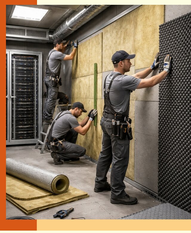 Утепление серверной комнаты профессионально в клине