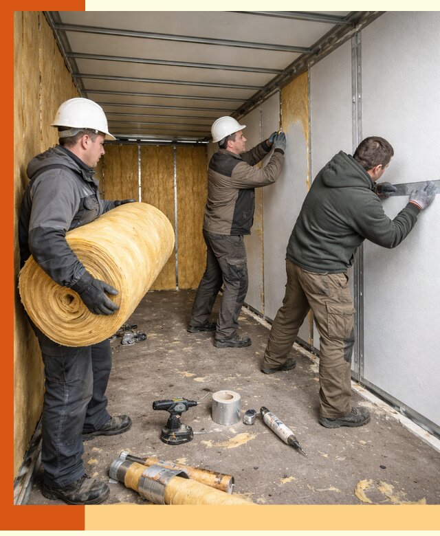 Утепление рефрижераторного контейнера в клине профессионально и надежно