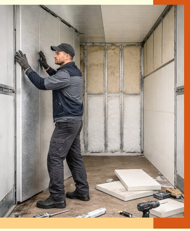 Утепление холодильного кузова в клине от 13831 руб. под ключ | ТепломастерКли