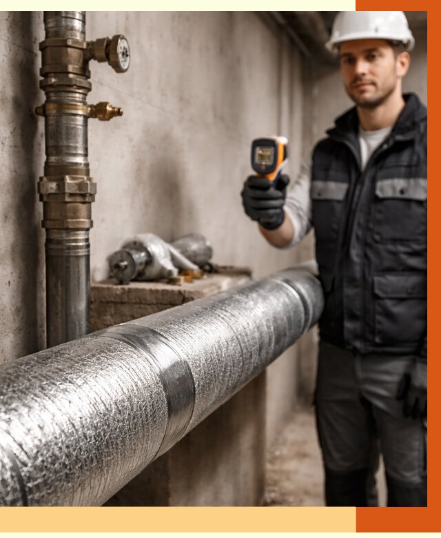 Утепление труб водоснабжения в клине от 8708 руб. за м² — услуги ТепломастерКли