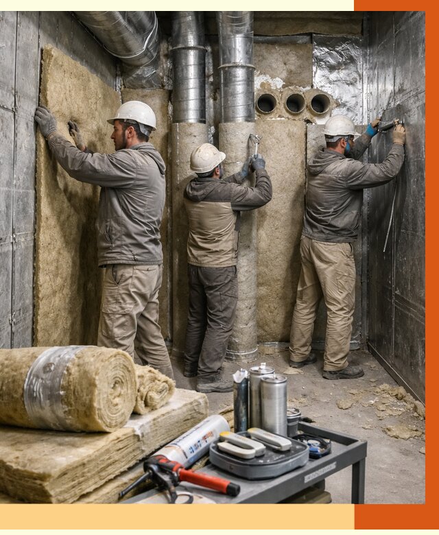 Утепление венткамеры в клине под ключ от 1486 руб. — профессионально | ТепломастерКли