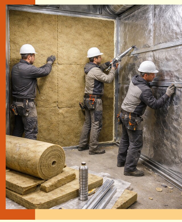 Утепление венткамеры в клине — качественная теплоизоляция и шумопоглощение