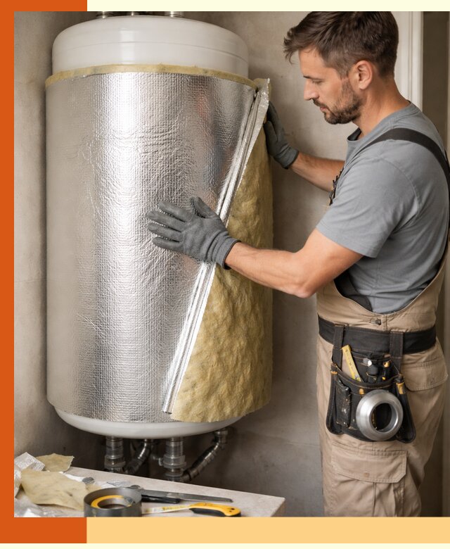 Утепление бойлера в клине для снижения теплопотерь и экономии энергии