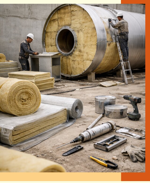 Утепление резервуара с топливом в клине от 28174 руб. под ключ | ТепломастерКли