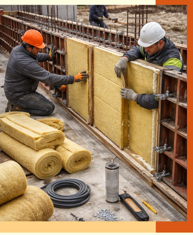 Теплоизоляция опалубки в клине от 7376 руб. за м2 — услуги и монтаж | ТепломастерКли