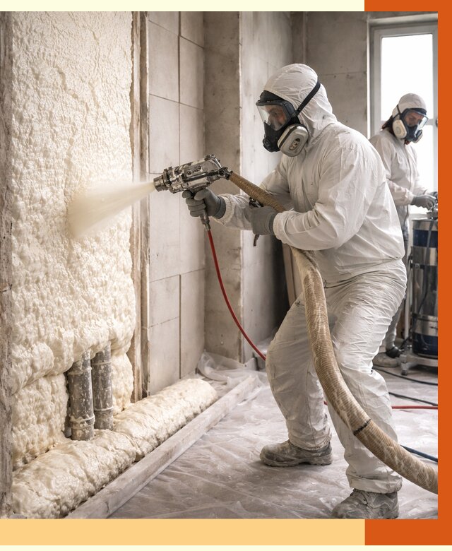 Напыление пенополиуретана в клине от 7684 руб./м2 — услуги и монтаж ППУ | ТепломастерКли