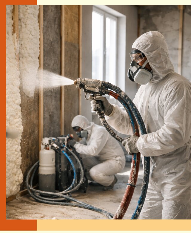 Пенополиуретан напыление для утепления зданий в клине