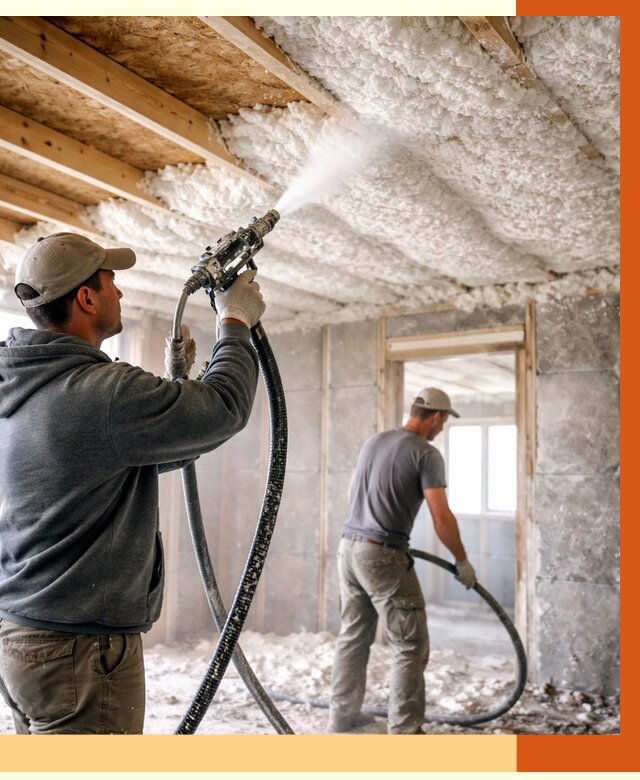 Утепление пеноизолом в клине от 1639 руб./м2 под ключ | ТепломастерКли