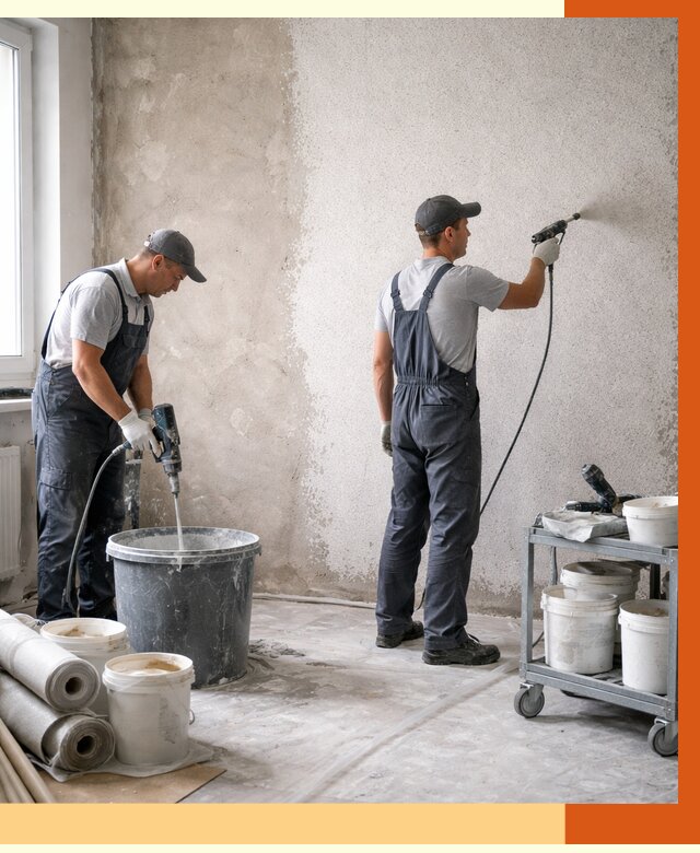 Утепление стен жидкой теплоизоляцией в клине от 4303 руб/м² | ТепломастерКли