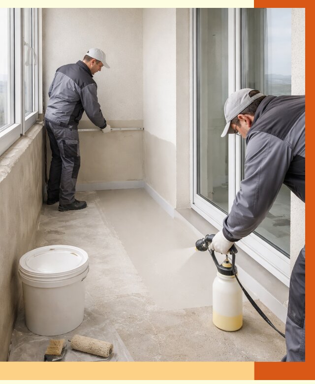 Утепление балкона жидкой теплоизоляцией в клине от 5891 руб./м2 | ТепломастерКли