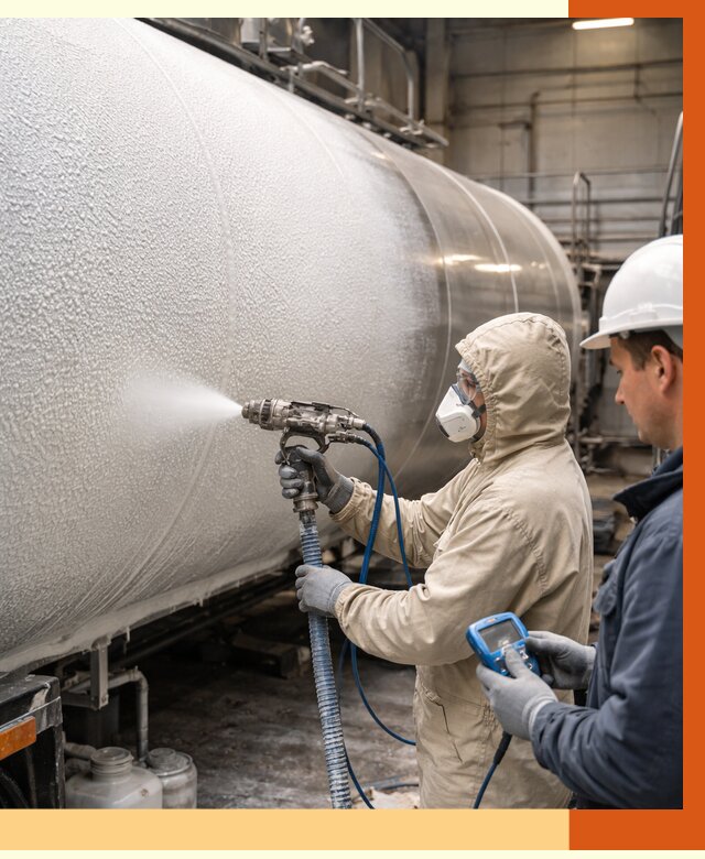 Утепление автоцистерны жидкой теплоизоляцией в клине от 14855 руб. под ключ | ТепломастерКли