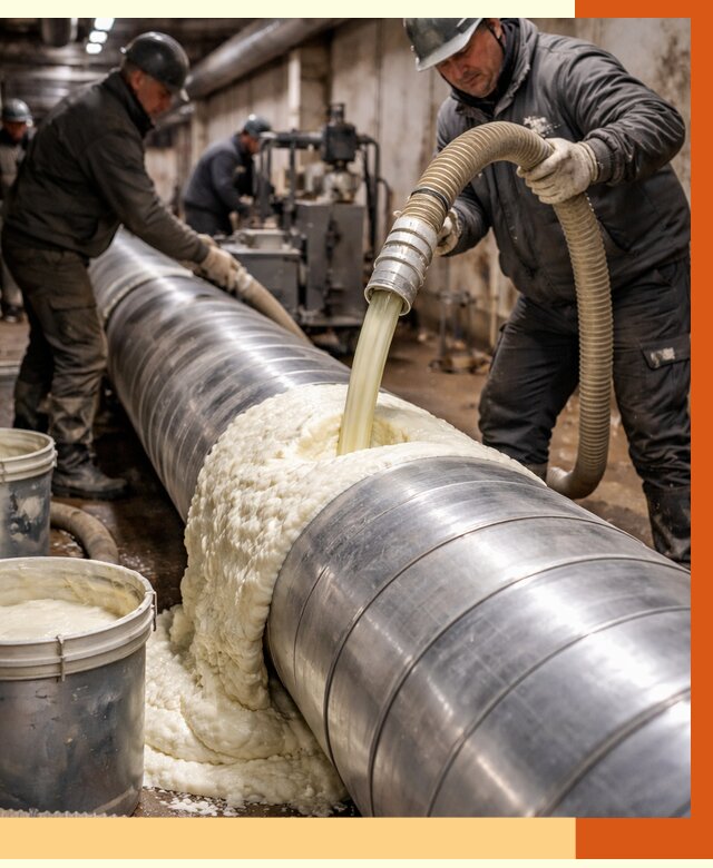 Утепление теплотрассы жидкой теплоизоляцией в клине от 4303 руб. | ТепломастерКли