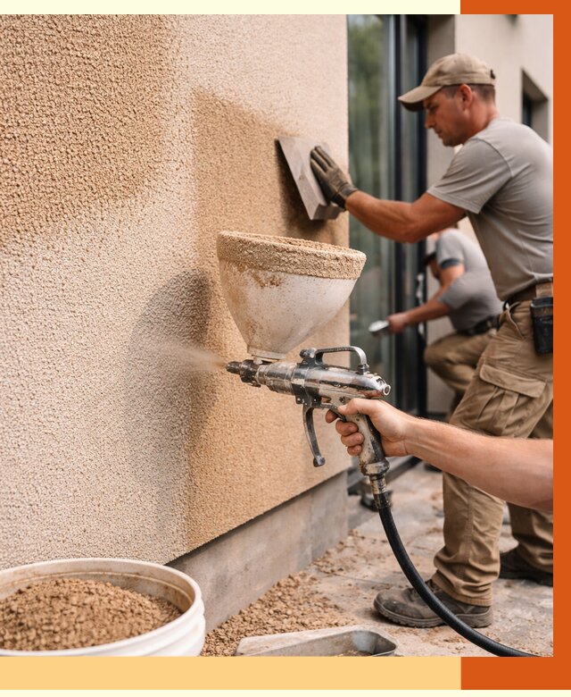 Утепление фасада жидкой пробкой в клине от 4918 руб./м² под ключ | ТепломастерКли