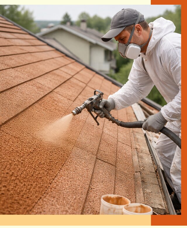 Утепление кровли жидкой пробкой в клине от 2766 руб./м² под ключ | ТепломастерКли