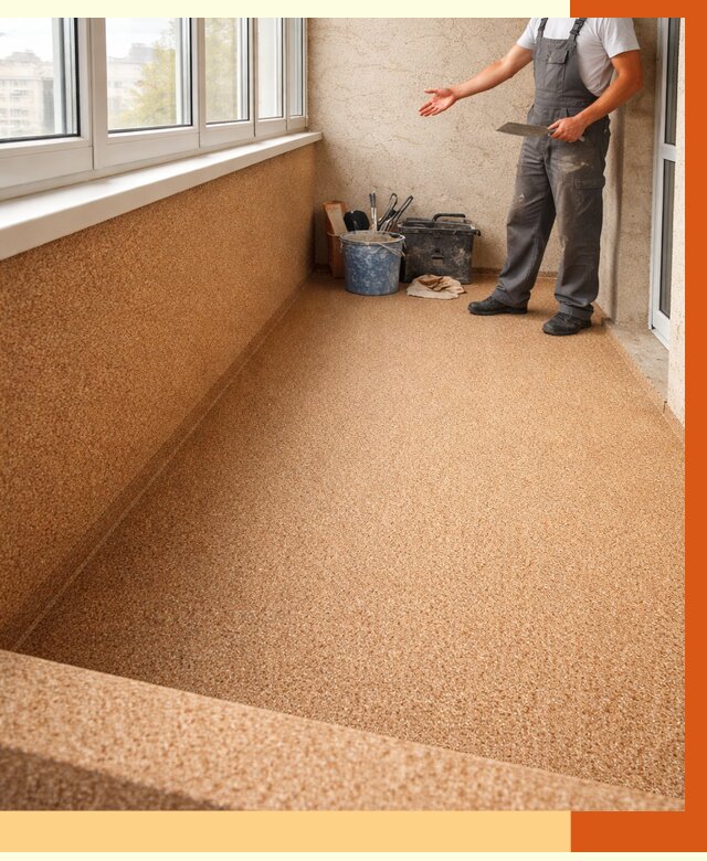 Утепление балкона жидкой пробкой в клине от 3739 руб/м² под ключ | ТепломастерКли