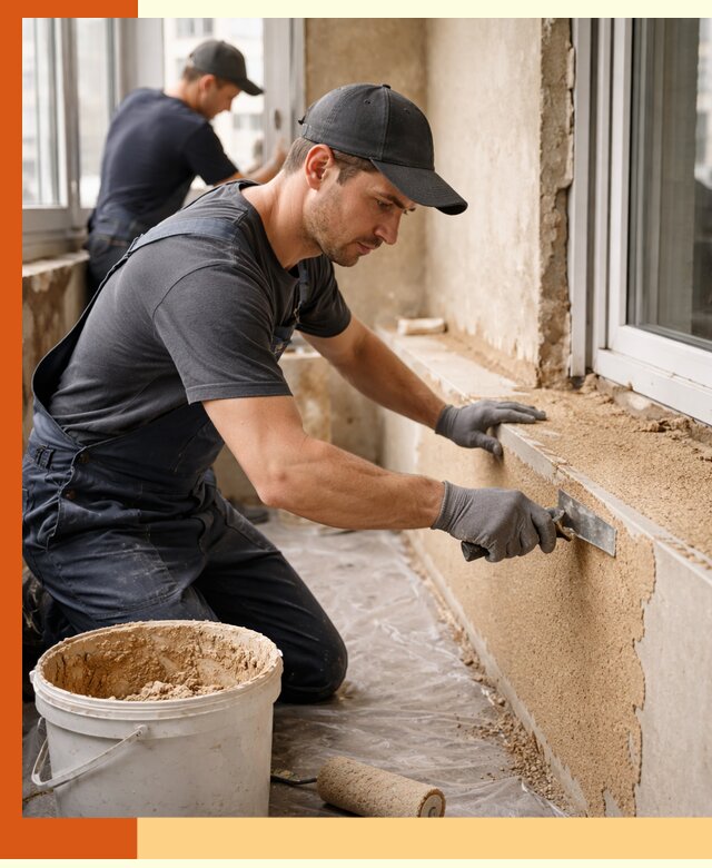 Утепление балкона жидкой пробкой в клине для защиты и комфорта