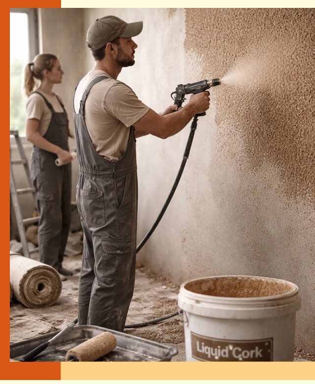 Утепление стен жидкой пробкой в клине эффективное и долговечное