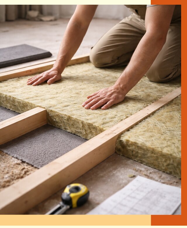 Шумоизоляция пола в клине от 1281 руб./м² — профессиональная звукоизоляция | ТепломастерКли