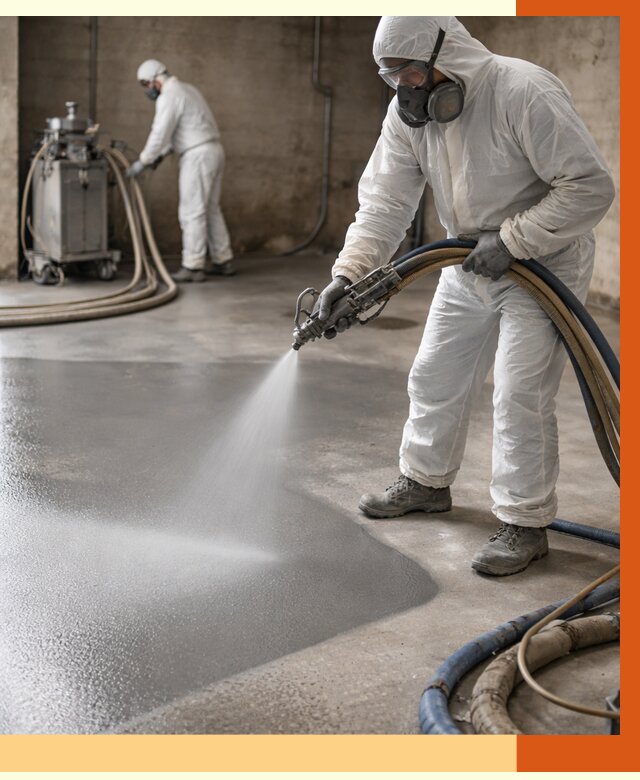 Гидроизоляция полимочевиной в клине от 8708 руб/м² — напыление полимерной гидроизоляции | ТепломастерКли