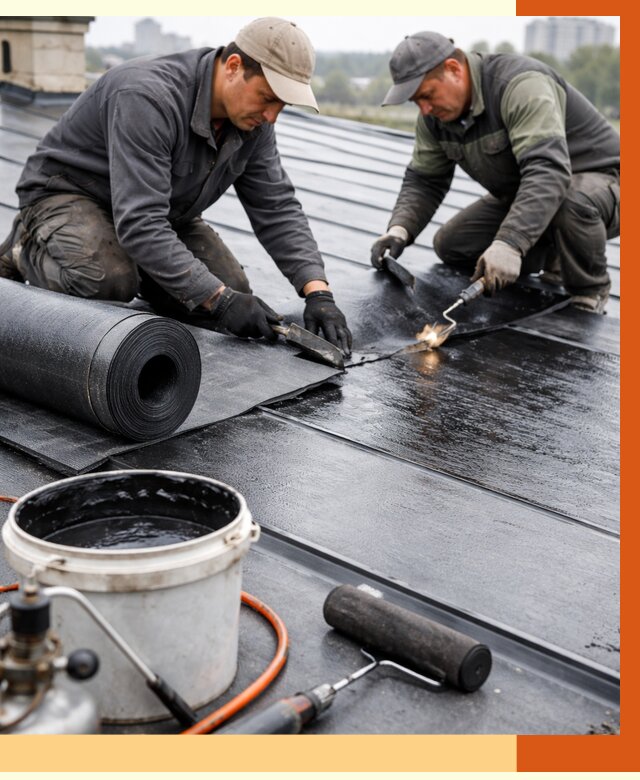 Гидроизоляция фальцевой кровли в клине от 7684 руб. под ключ | ТепломастерКли
