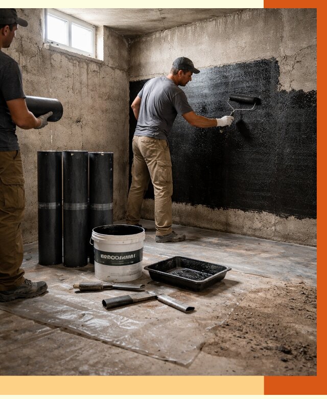 Гидроизоляция подвала в клине от 3586 руб. под ключ | Профессионально — ТепломастерКли