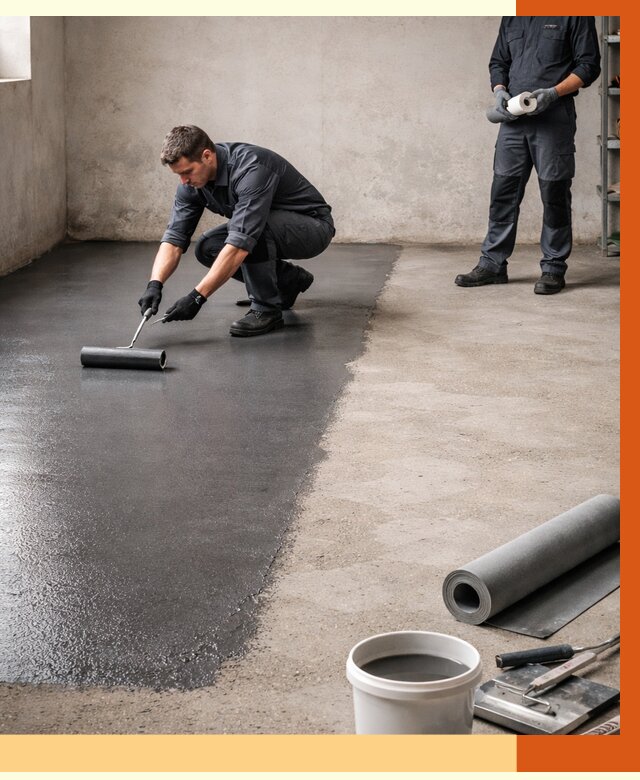 Гидроизоляция гаражного пола в клине от 3586 руб./м² — ТепломастерКли профессионально