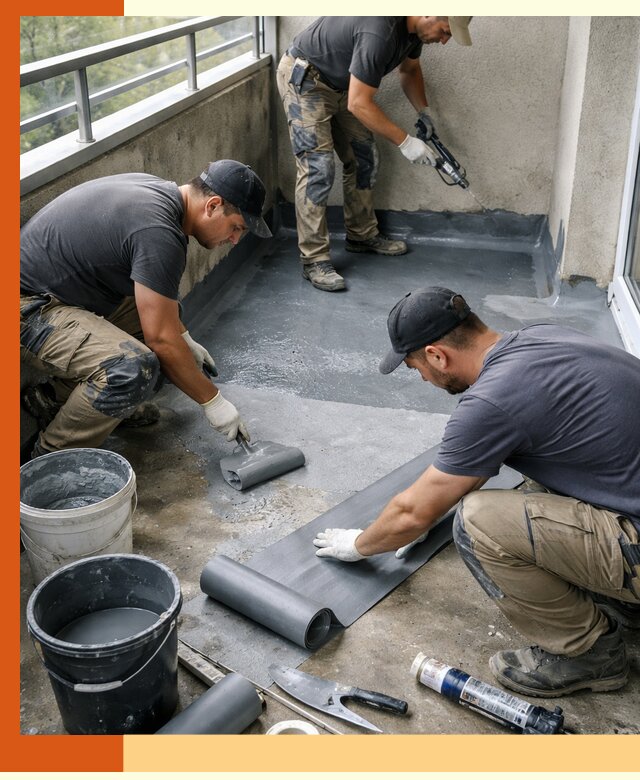 Гидроизоляция балкона в клине: надежная защита от протечек