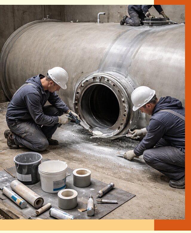 Гидроизоляция резервуара с топливом в клине от 76838 руб. под ключ | ТепломастерКли
