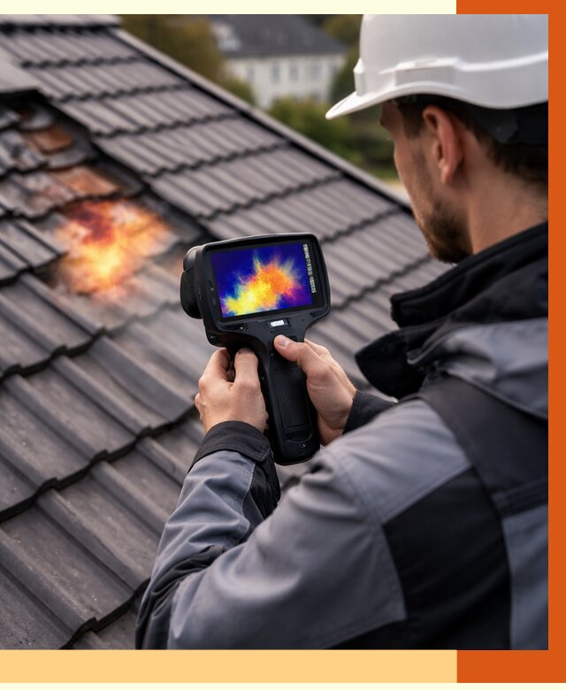 Тепловизионное обследование кровли в клине от 4610 руб. — ТепломастерКли под ключ