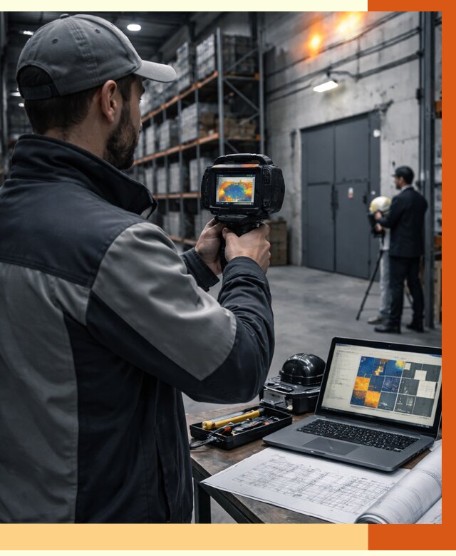 Тепловизионное обследование склада в клине от 6659 руб. | ТепломастерКли