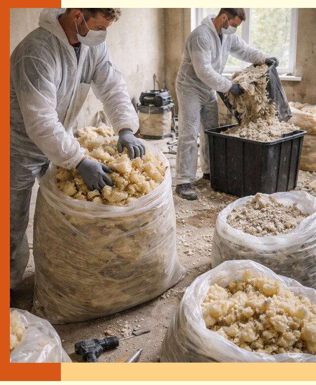 Утилизация старого утеплителя в клине быстро и безопасно