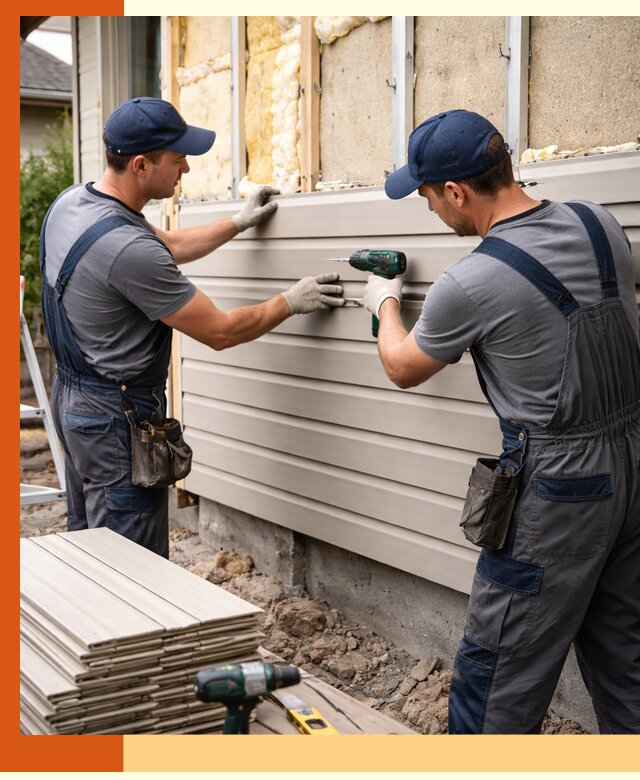 Монтаж сайдинга после утепления в клине качественно и надежно