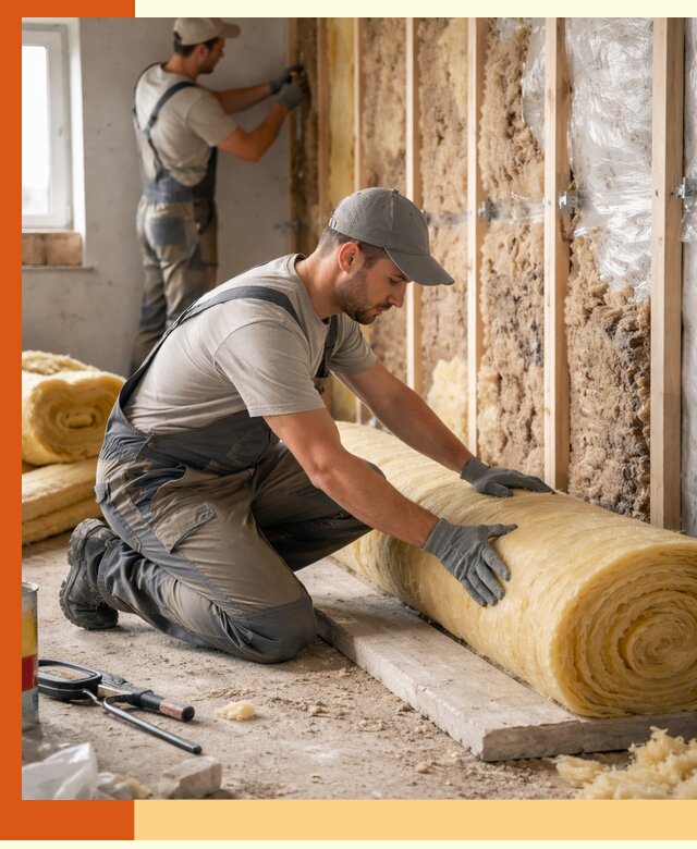 Восстановление теплоизоляции зданий и конструкций в клине