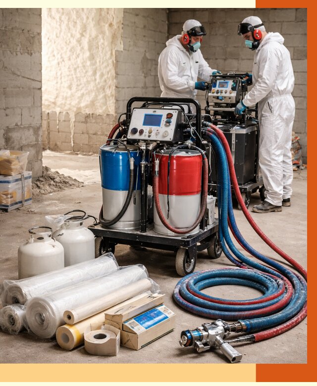 Аренда установки для напыления ППУ в клине от 35858 руб. | ТепломастерКли